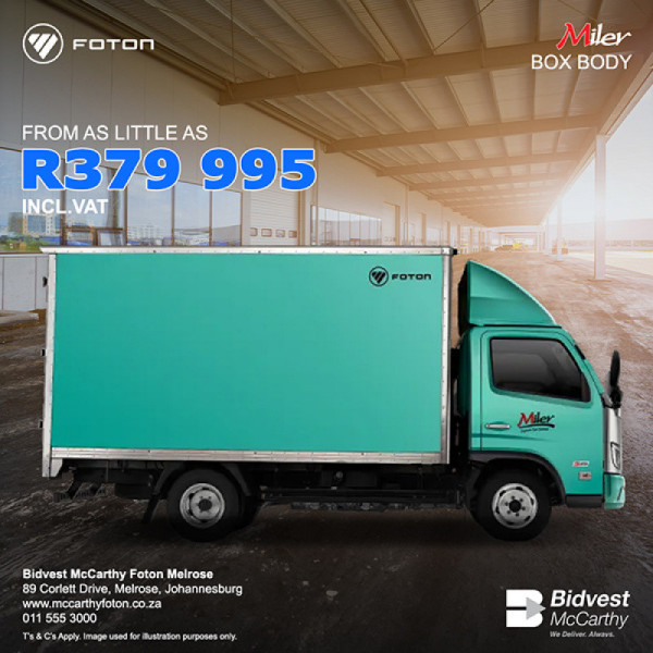 Foton Miller Box Body image