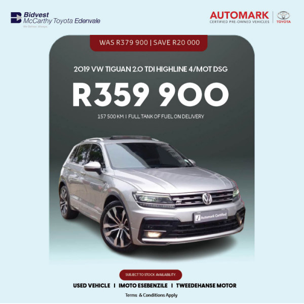 2019 VW Tiguan 2.0 TDI Highline 4Motion DSG image