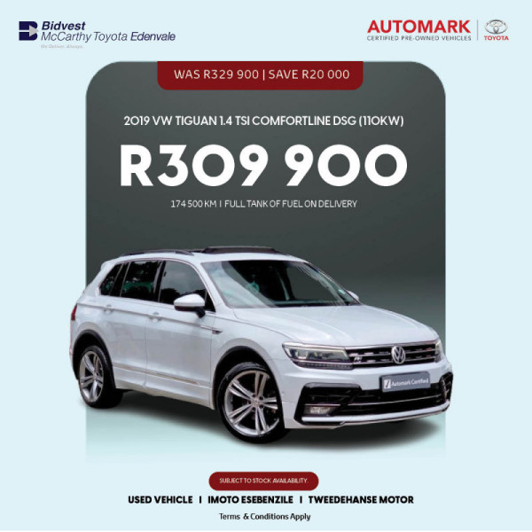 2019 VW Tiguan 1.4 TSI Comfortline DSG 110kW image