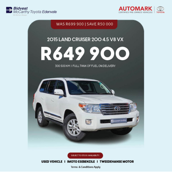 2015 Land Cruiser 200 4.5 V8 VX image