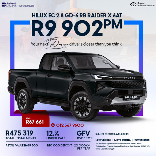 Hilux EC 2.8 GD-6 RB Raider X 6AT image