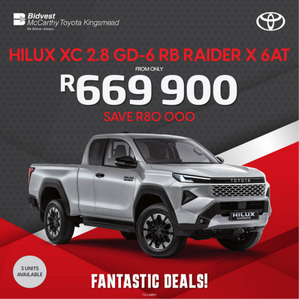 Hilux XC 2.8 GD-6 RB Raider X 6AT image