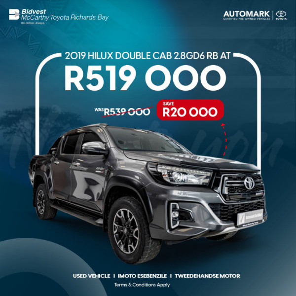 2019 Hilux Double Cab 2.8 GD6 RB AT image