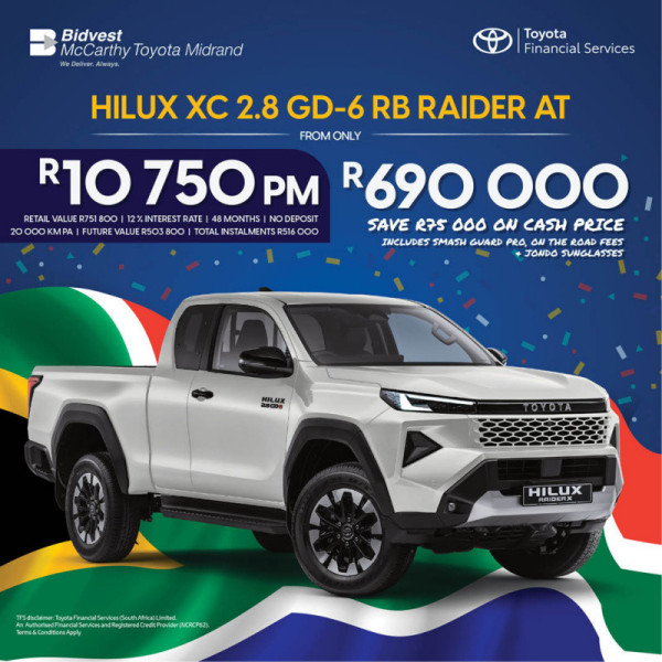 Hilux XC 2.8 GD-6 RB Raider AT image