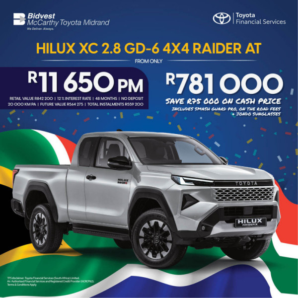 Hilux XC 2.8 GD-6 4x4 Raider AT image