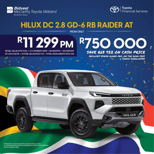 Hilux DC 2.8 GD-6 RB Raider AT image