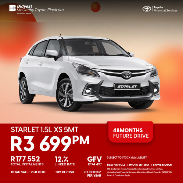 Starlet 1.5L XS 5MT image