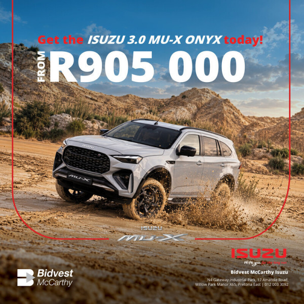 Isuzu 3.0 MU-X Onyx image