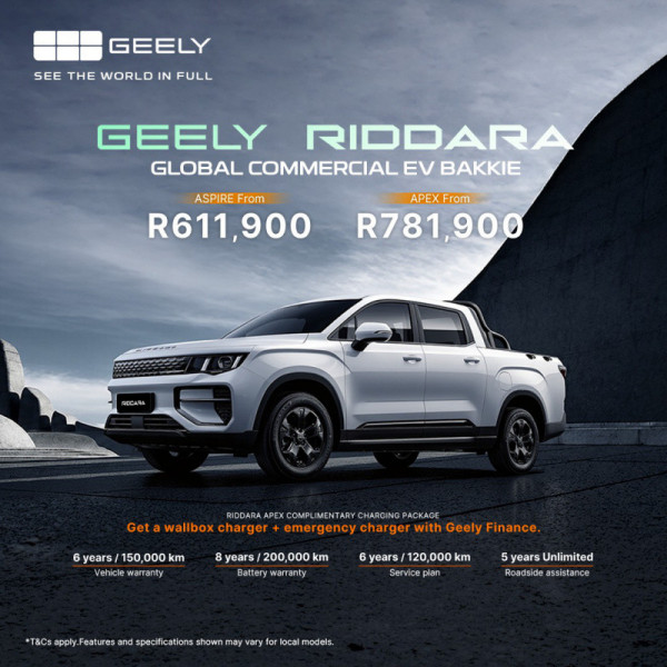 Geely Riddara Globel Commercial EV Bakkie image