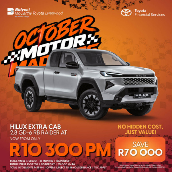 Hilux Extra Cab 2.8 GD-6 RB Raider AT image
