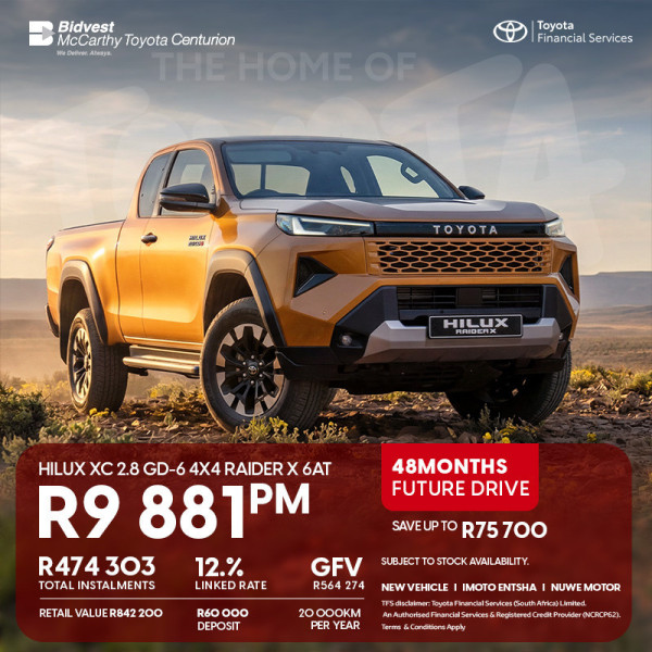Hilux XC 2.8 GD-6 4x4 Raider X 6AT image