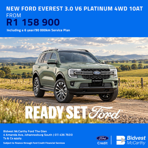 New Ford  Everest 3.0 V6 Platinum 4WD 10AT image