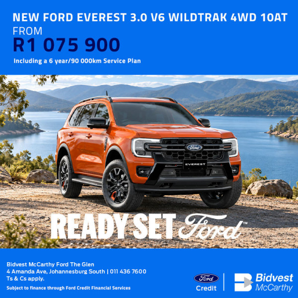 New Ford Everest 3.0 V6 Wildtrak 4WD 10AT image