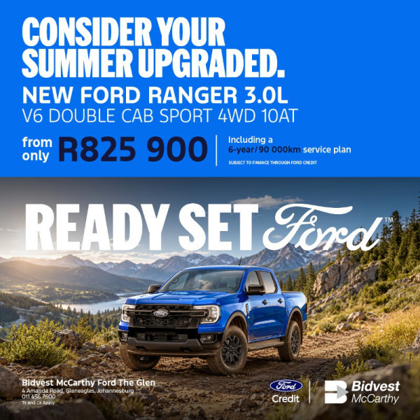 New Ford Ranger 3.0L V6 Double Cab Sport 4WD 10AT image