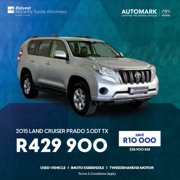 2015 Land Cruiser Prado 3.0DT TX image