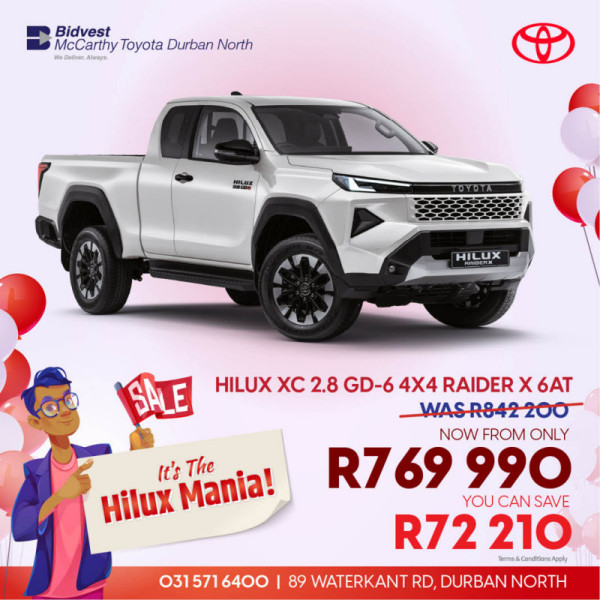 Hilux XC 2.8 GD-6 4x4 Raider X 6AT image