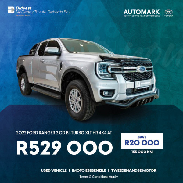 2022 Ford Ranger 2.0D Bi-Turbo XLT HR 4x4 AT image
