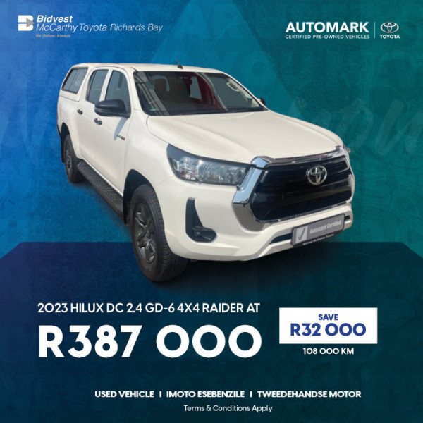 2023 Hilux DC 2.4 GD-6 4x4 Raider AT image