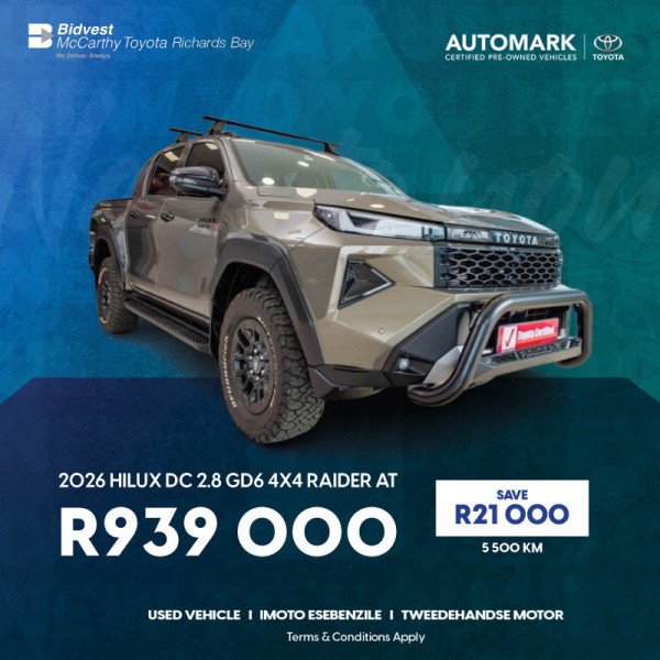 2026 Hilux DC 2.8 GD6 4x4 Raider AT image