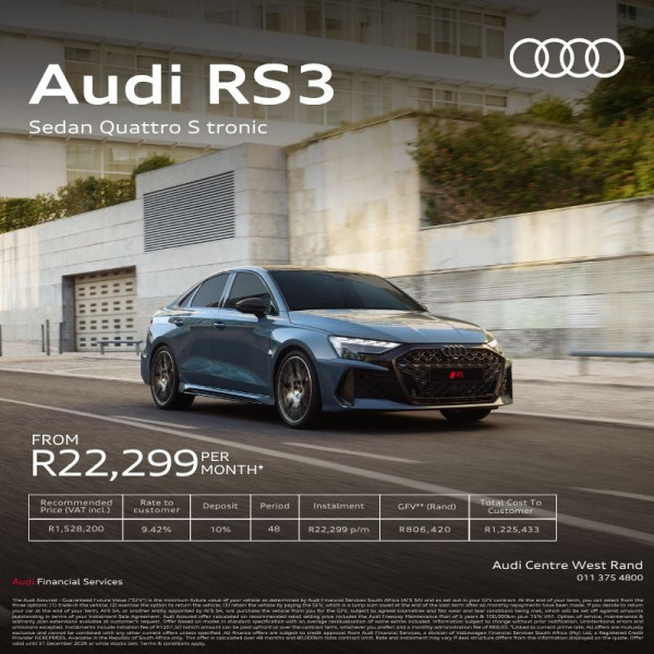 Audi RS3 Sedan Quattro S tronic image