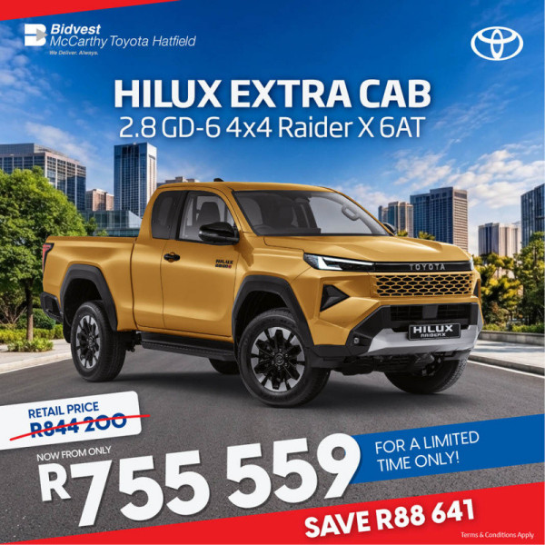 Hilux Extra Cab 2.8 GD-6 4x4 Raider X 6AT image