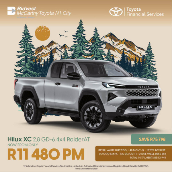 Hilux XC 2.8 GD-6 4x4 Raider AT image