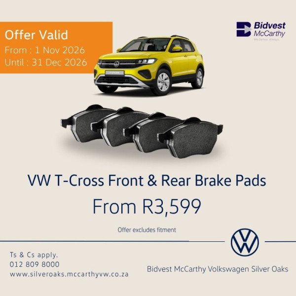VW T-Cross Front and Rear Break Pads image