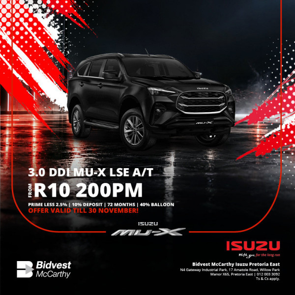 Isuzu 3.0 DDI MU-X LSE A/T image