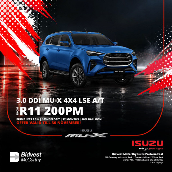 Isuzu DDI MU-X 4x4 LSE A/T image