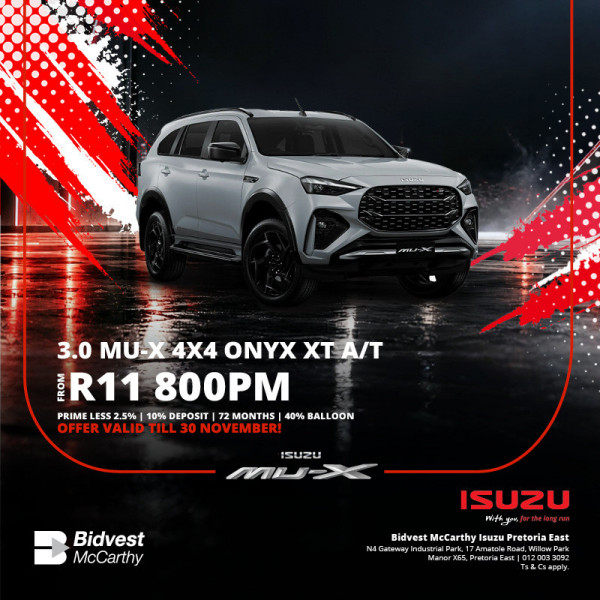 Isuzu MU-X 4x4 Onyx XT A/T image