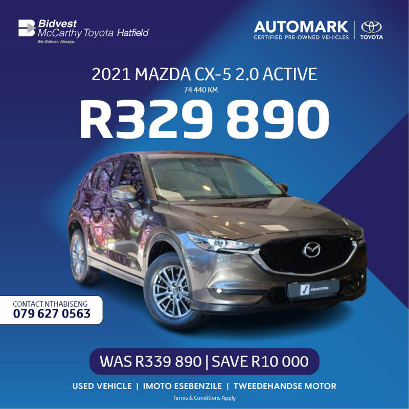 2021 Mazda CX-5 2.0 Active Special | Bidvest McCarthy