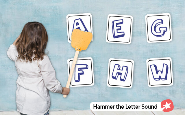 hammer the correct letters