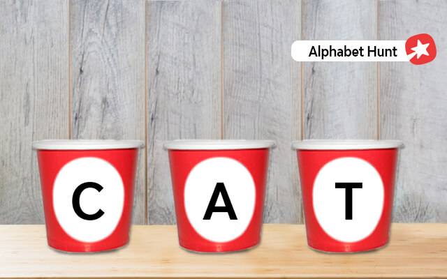 Alphabet hunt game for kids