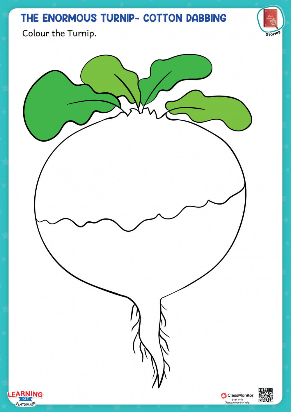 The Enormous Turnip - Cotton Dabbing