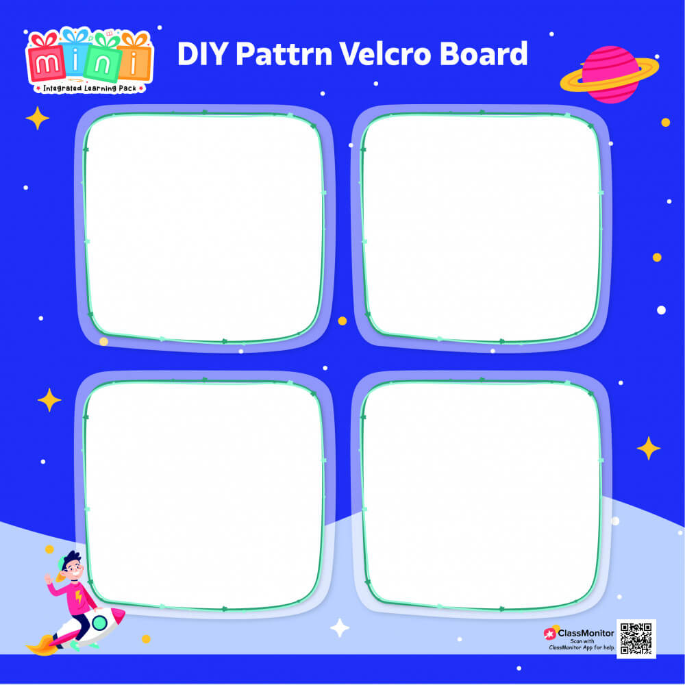 DIY Pattern Velcro Board