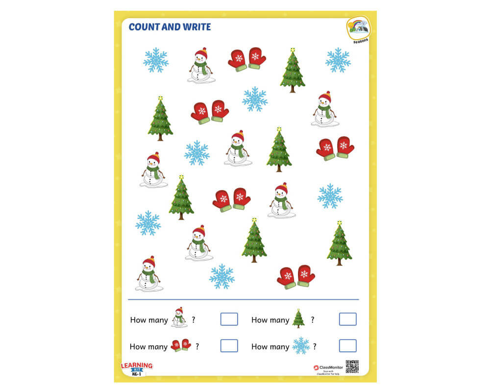 Worksheet - Count and Write