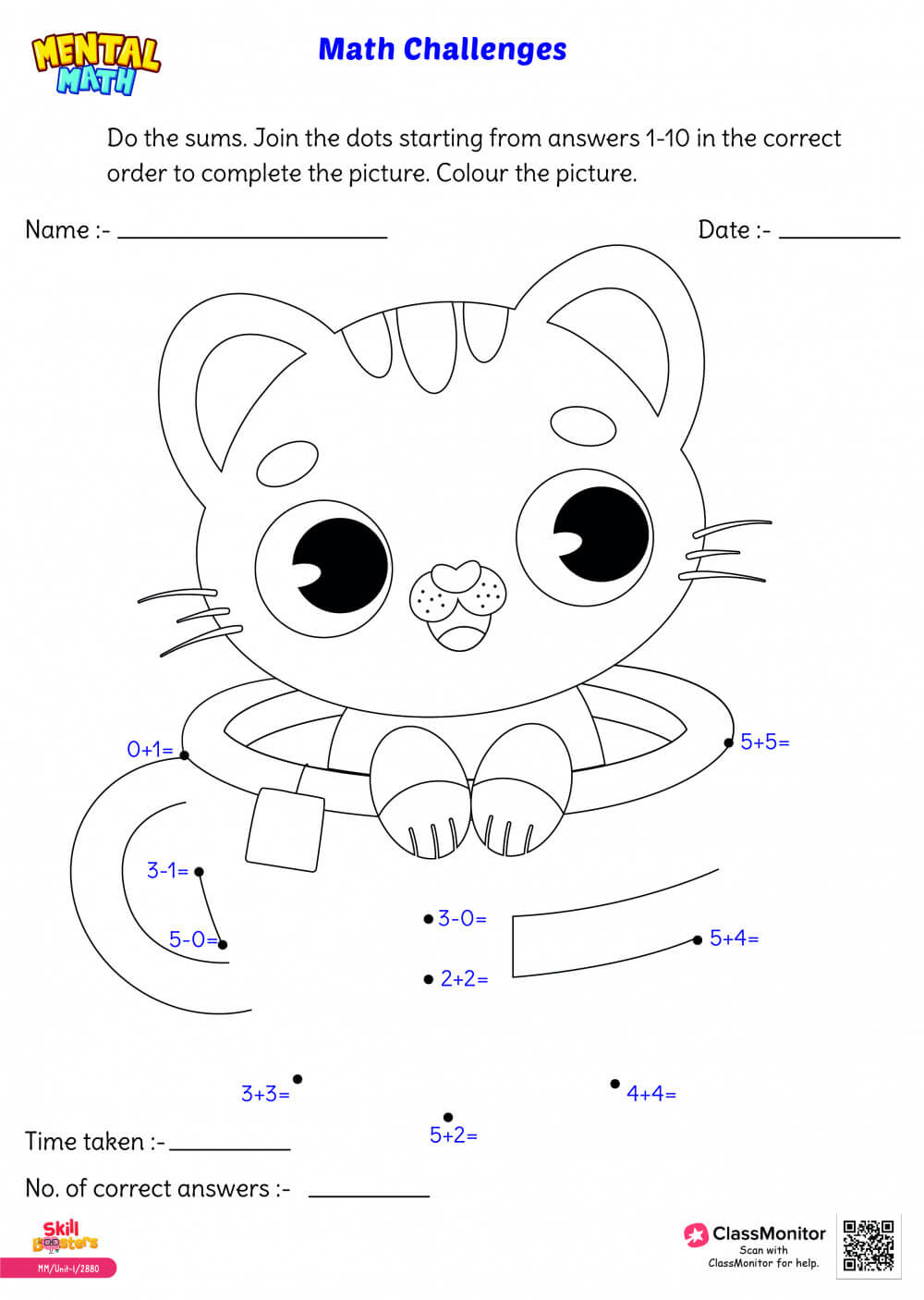 Worksheet - Number Bond Worksheet