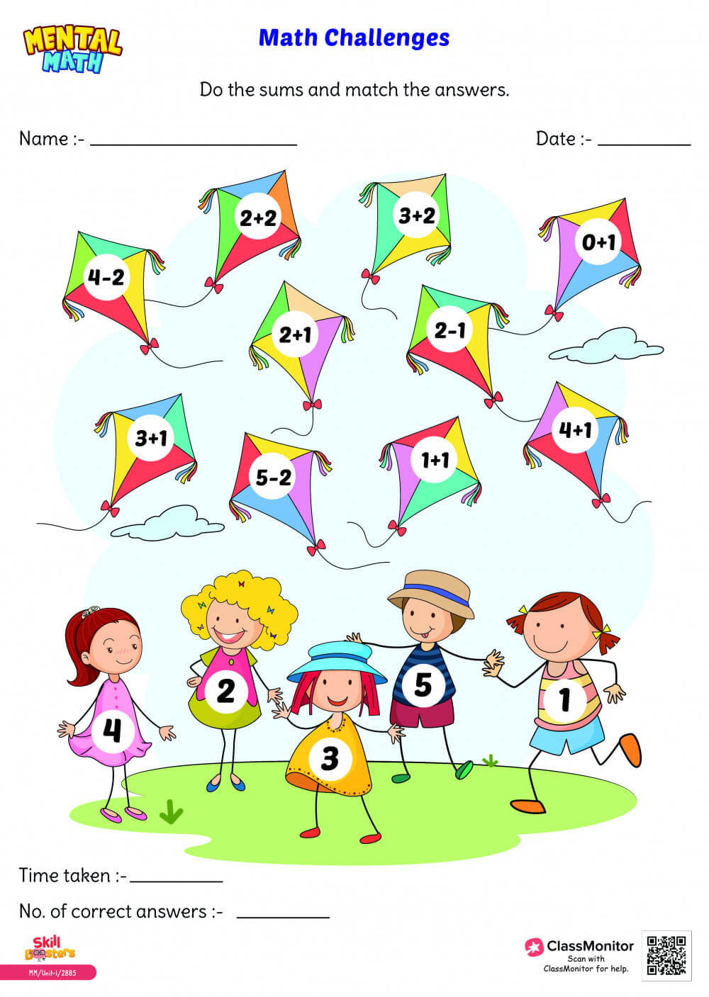 Worksheet - Time Your Child