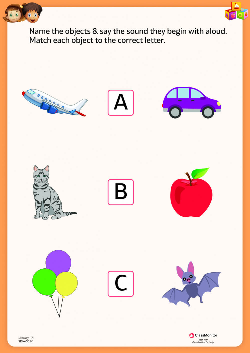 Worksheet - Alphabet Sound