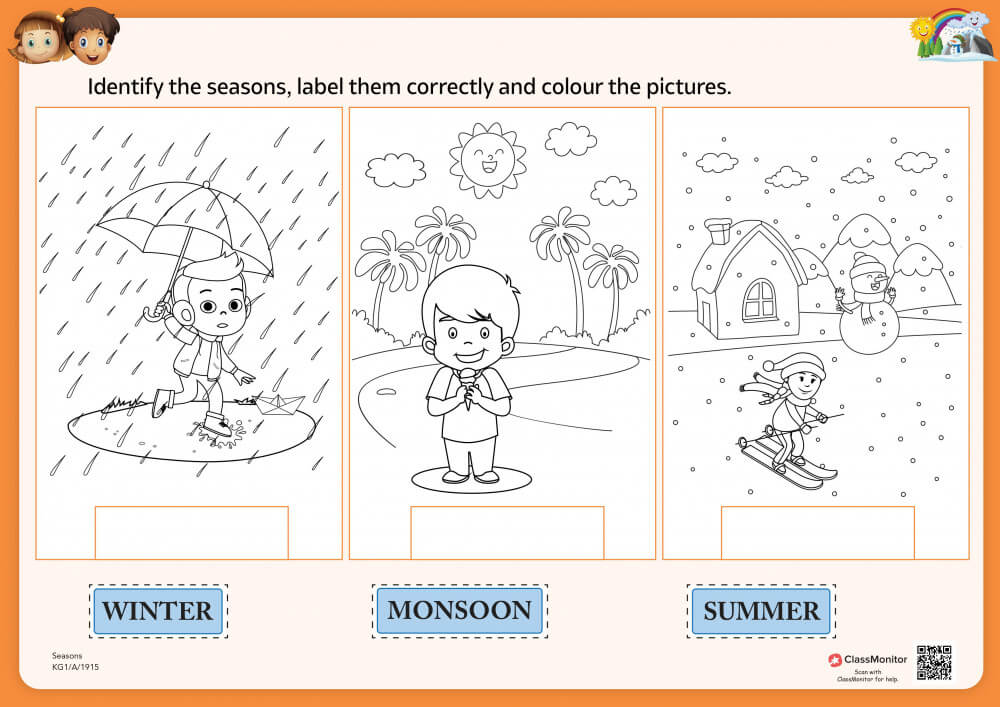 Worksheet- Seasons