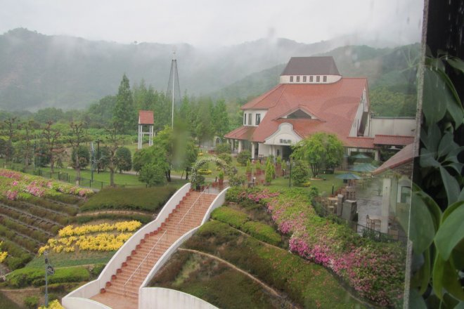 The Towel Museum has the atmosphere of a European country town. (photo courtesy of Wei Hua Hsuan)