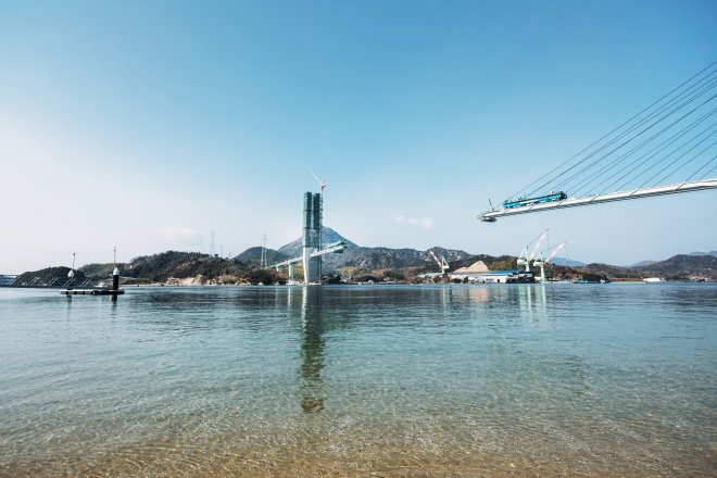 Iwagi Bridge is scheduled for completion in 2022.