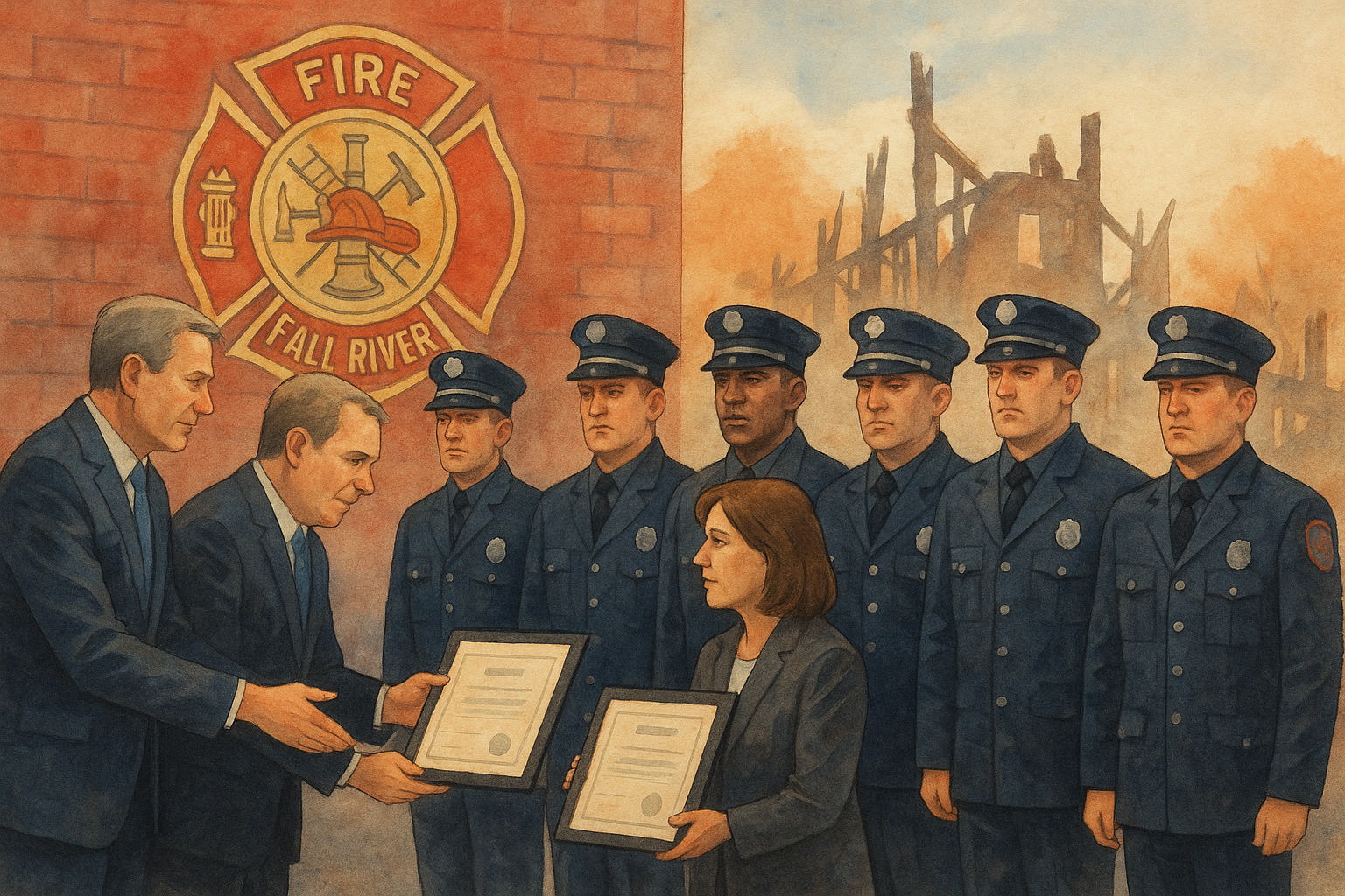Heroes Honored for Deadly Fire Response – The Fall River Mirror