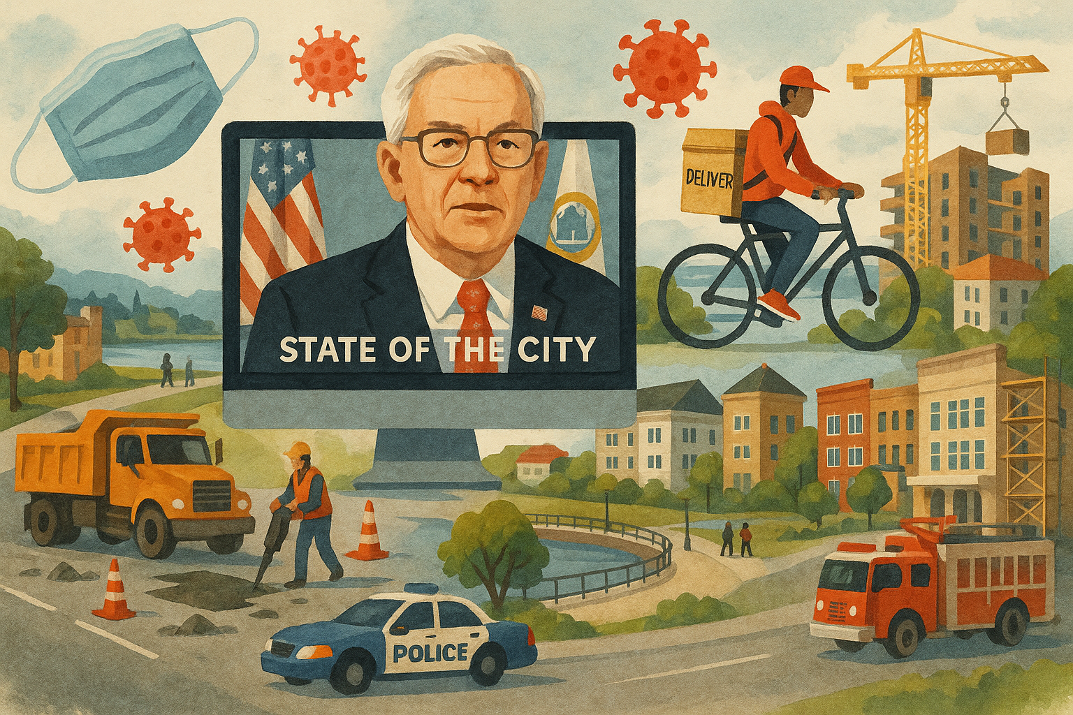 Mayor Unveils Resilient Vision Amid Pandemic Challenges – The Fall ...