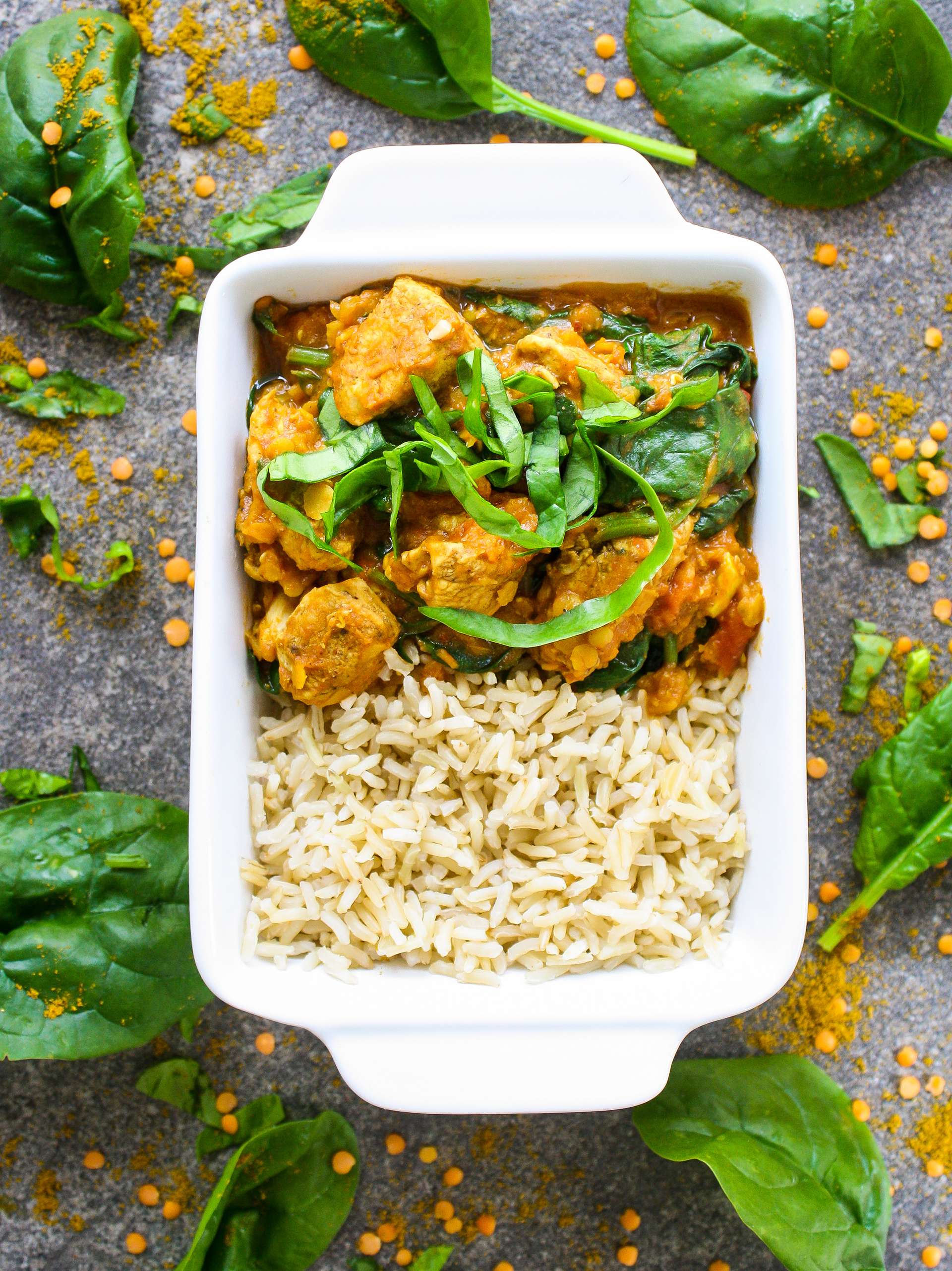 Dairy-free Healthy Simple Chicken Saag Recipe | Foodaciously