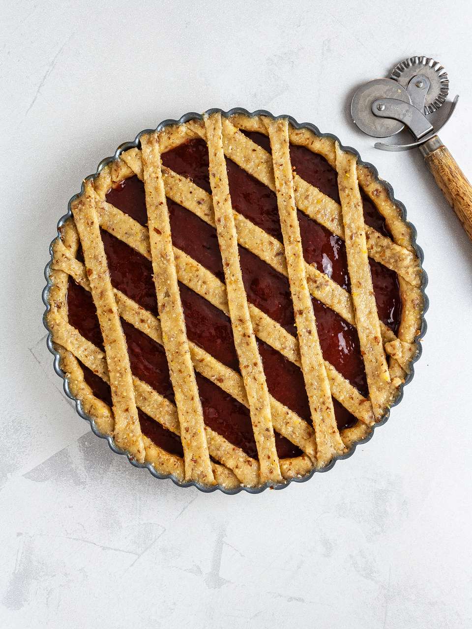 Strawberry Jam Pie Recipe Foodaciously