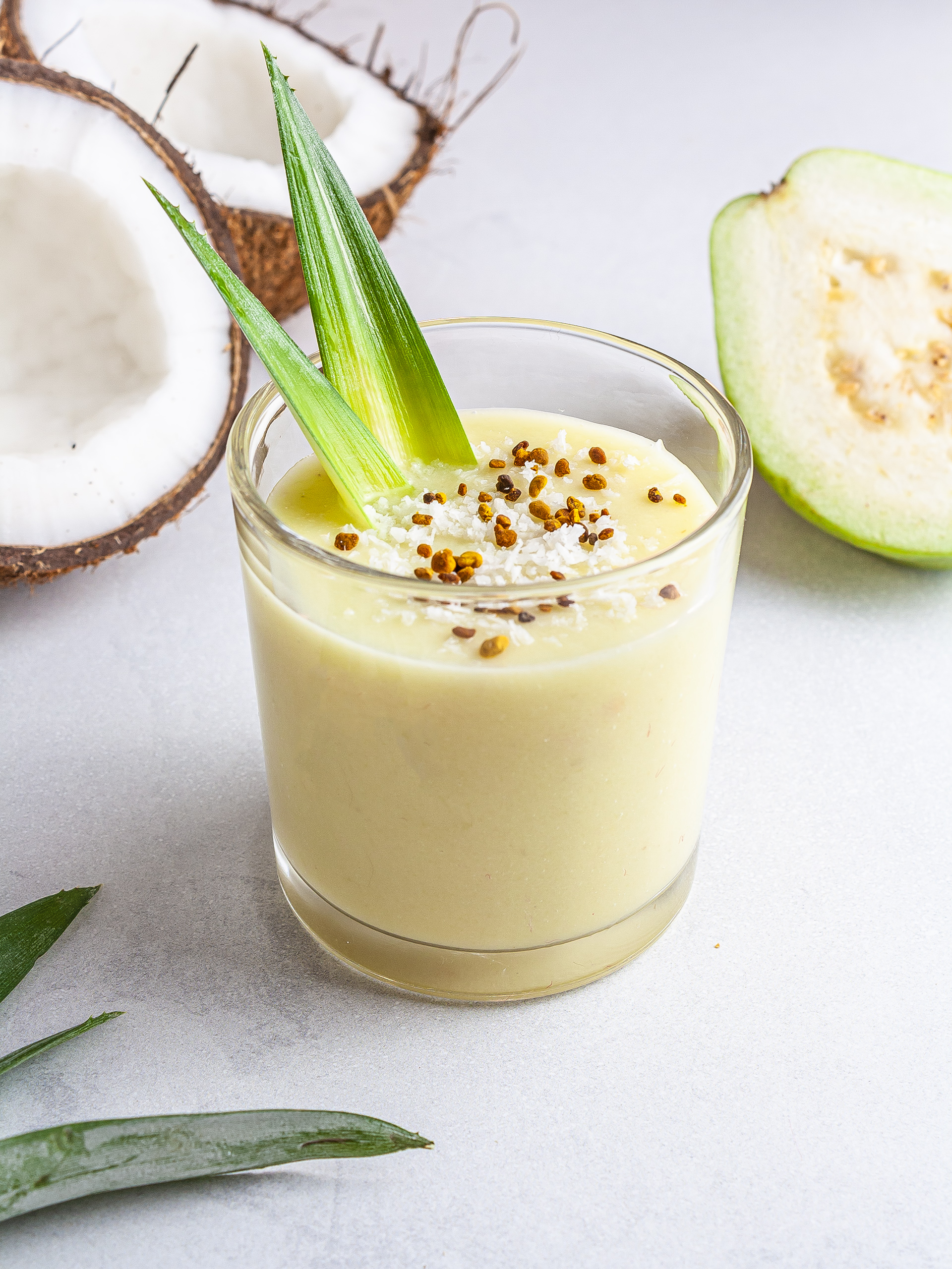 Guava Pineapple Smoothie with Coconut Milk Foodaciously