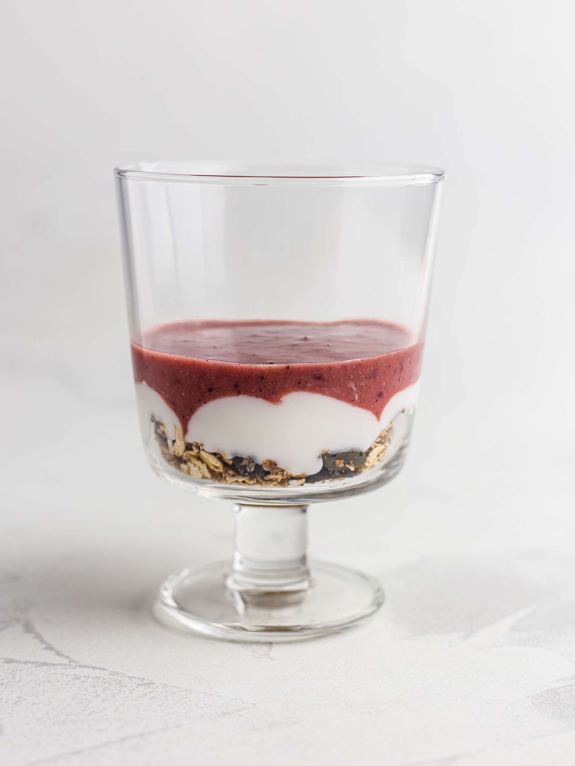 Cherry Parfait with Chocolate Muesli Foodaciously