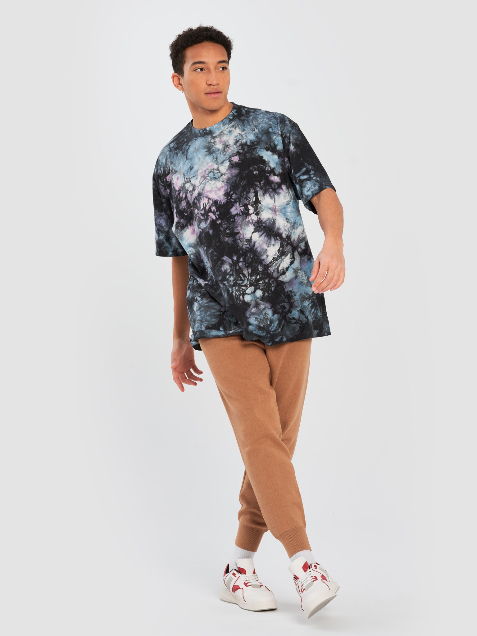 Shaka Wear Shtdss Heavyweight Tie-Dye T-Shirt - Milky Way - S