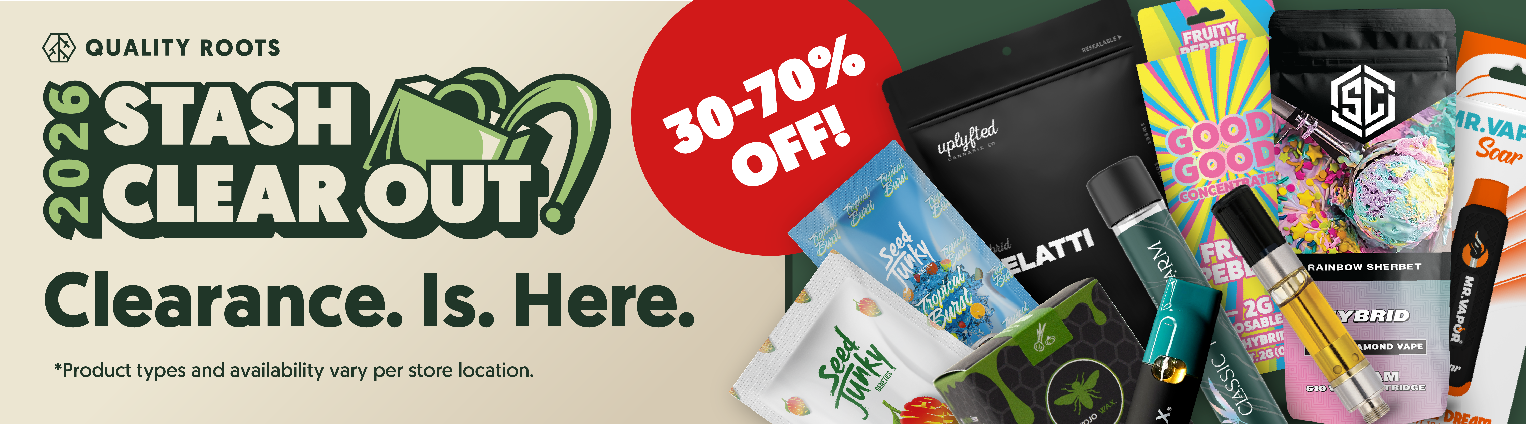 Stash Clear Out - clearance deals